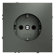 Изображение Розетка встраиваемая VOLTUM S70 с заземлением 16А (титан)