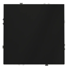 Изображение Выключатель с самовозвратом встраиваемый VOLTUM S70 одноклавишный 10А, (черный матовый)